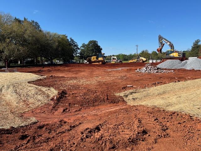 JonScoT General Contractors has started building a brand new Federal Credit Union bank located in Pendleton, SC. #construction #pendleton #southcarolina #bank #creditunion