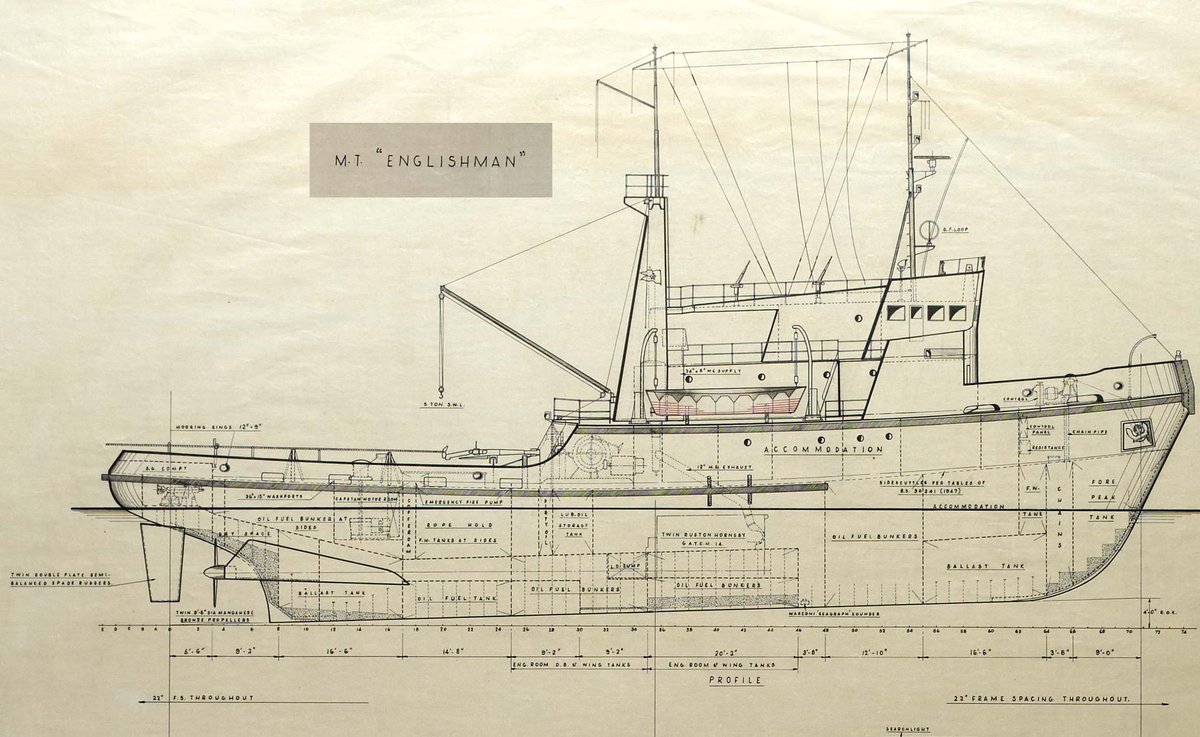 We hold a number of #BusinessArchives here - but perhaps our largest collection is that of Cochrane #shipbuilders of #Selby, including thousands of ship plans #Archive30