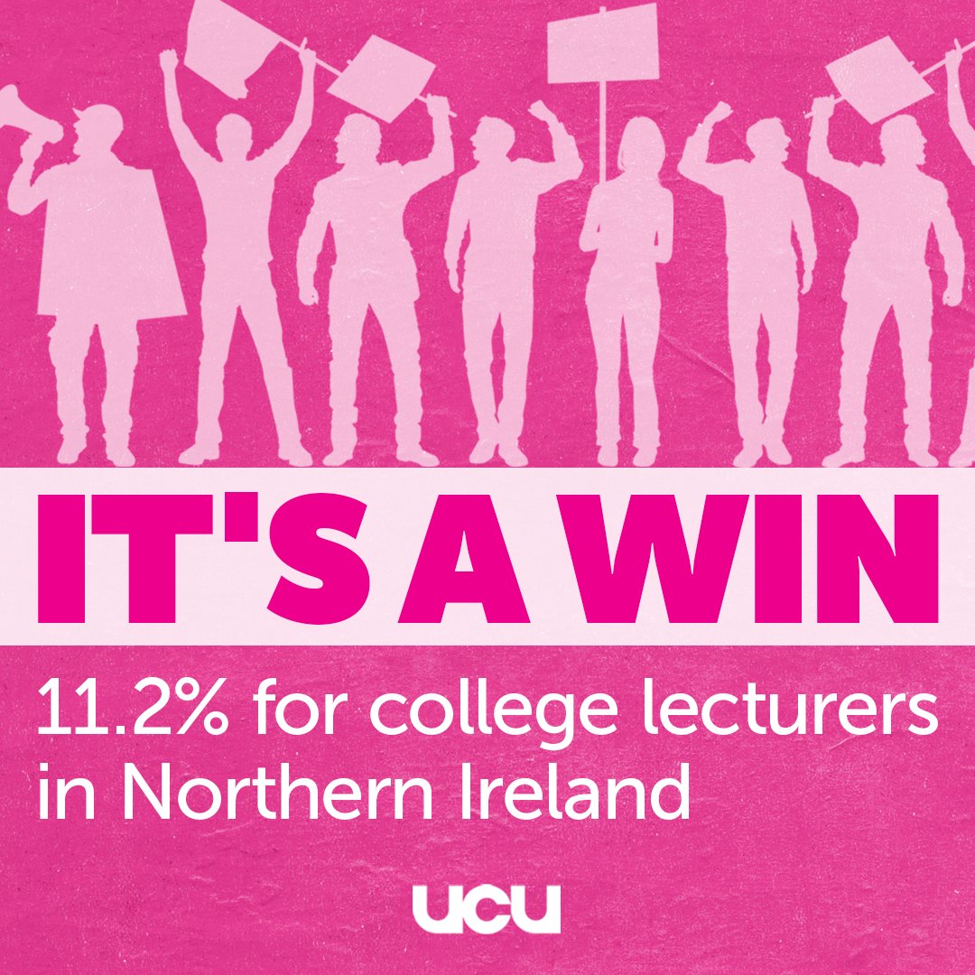 What a win 🔥 Well done to all our further education members in Northern Ireland! #RespectFE Read more 👉 bit.ly/3vMj9P3