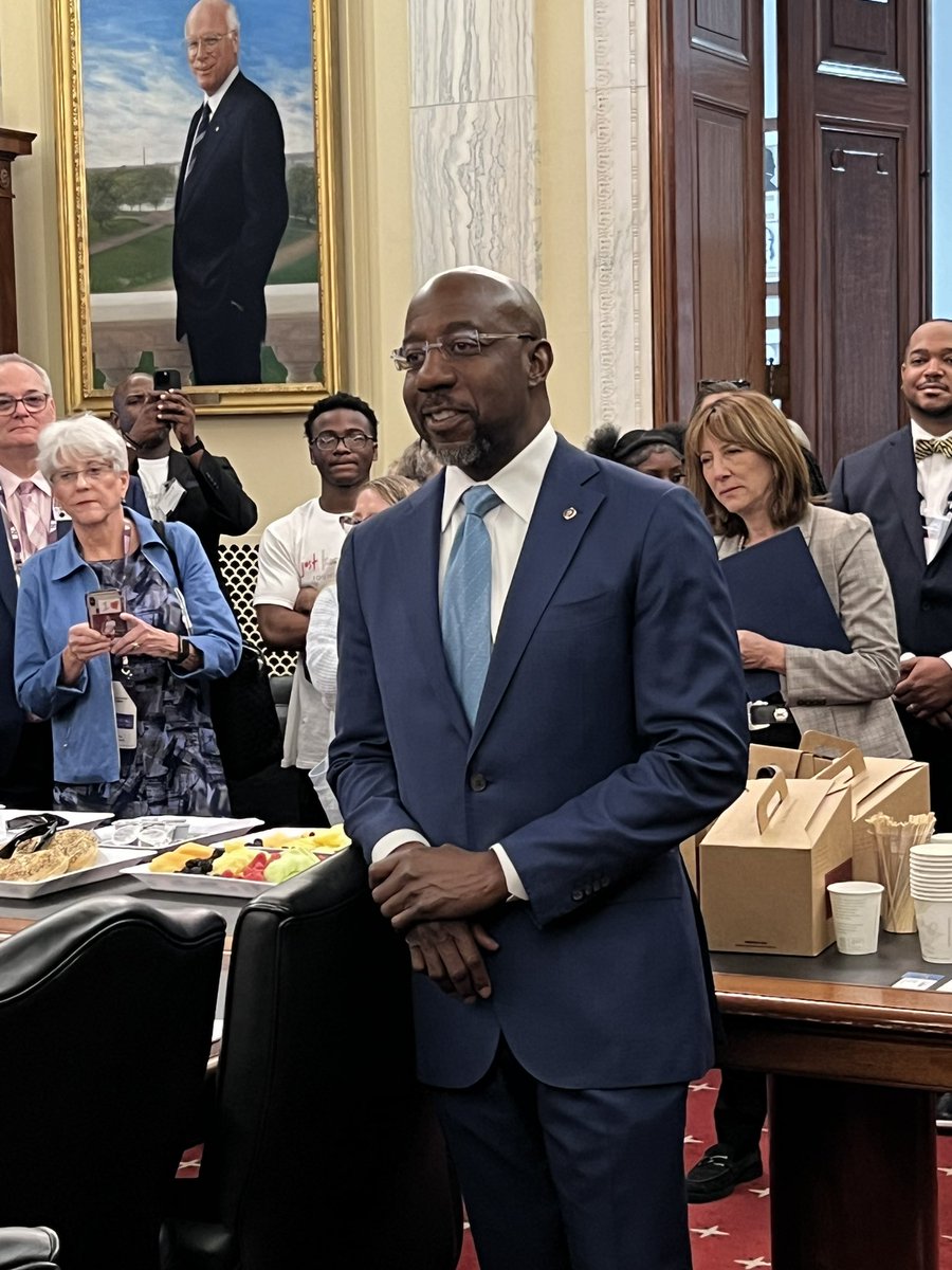 Wonderful opportunity to meet <a href="/ReverendWarnock/">Reverend Raphael Warnock</a> <a href="/SenatorWarnock/">Senator Reverend Raphael Warnock</a> to discuss improving health care access with <a href="/GARadSociety/">GARadSociety</a> <a href="/RADPAC/">RADPAC</a> @EmoryRadiology