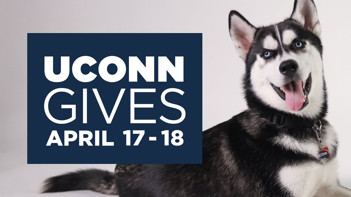 It's @UConn Gives! What are you most passionate about #UConnNation. Today is the day we try and raise as much money from as many donors as we can, in support of the University we love. Even $5 makes a difference. givingday.uconn.edu/o/university-o…