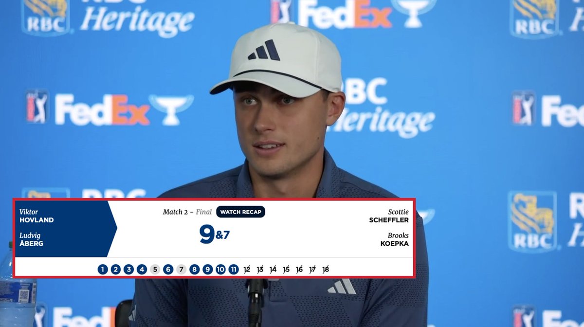 UnderdogGolf's tweet photo. Q: When did you first meet Scottie?

Ludvig: First time I met him was in Rome. https://t.co/Jovn34HVsU