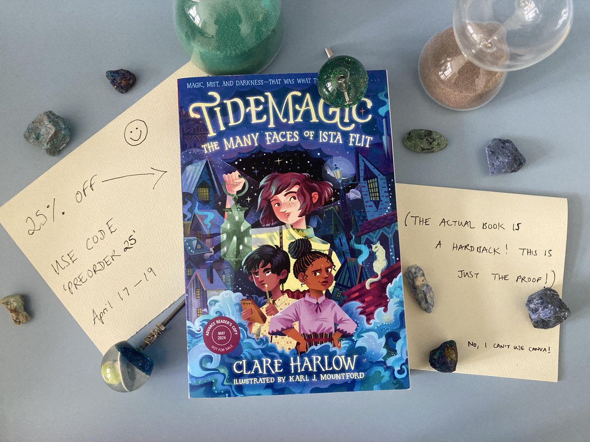 Barnes & Noble is doing 25% off preorders, including TIDEMAGIC: THE MANY FACES OF ISTA FLIT, written by me and illustrated by Karl James Mountford. Use the code PREORDER25 at the checkout barnesandnoble.com/w/tidemagic-cl…