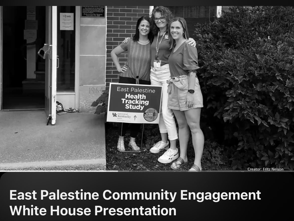 Look at the 9/11 responders who were told they would be fine after the clean up of the World Trade Center. Those brave men and women did not fall ill on September 12. #EastPalestine Community Engagement White House Presentation by @MistiAllisonEP youtu.be/-5vR7e7VoVA?si…
