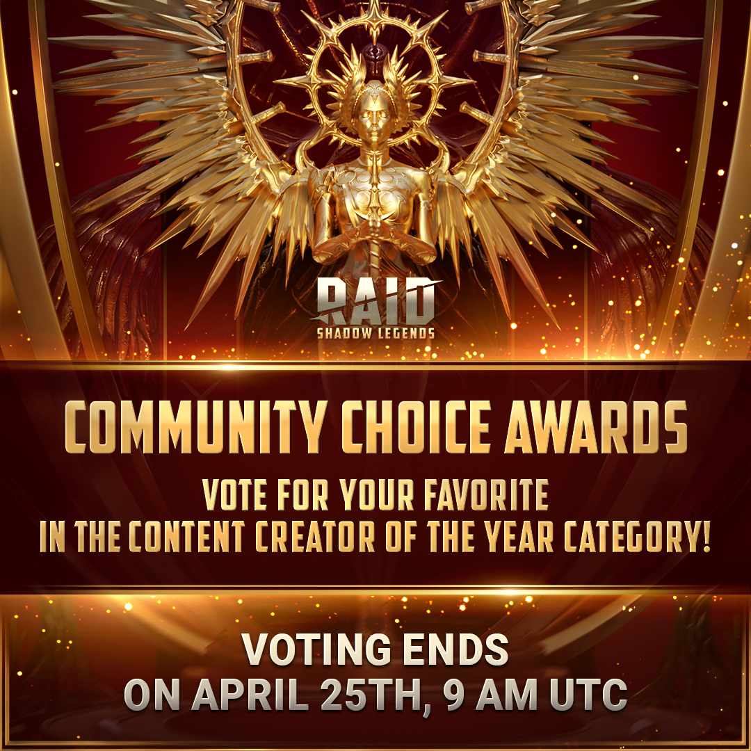 It's really nice to see some of my best content creator friends up for awards in the Community Choice vote, but I can't pick a favorite...that's like choosing between UDK and Mr Nibbles - I just can't do it! 🤷‍♂️ plrm.info/CommunityChoic… #RAIDCommunityAwards