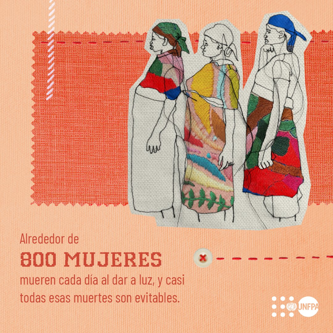 UNFPAElSalvador's tweet photo. ¡Ninguna mujer debería morir dando vida! ❌️

Casi todas las muertes maternas podrían evitarse y la mayoría se producen en países en desarrollo.

📍📲 Conoce más ingresando al Informe #HilosDeEsperanza  👉🏼https://t.co/qT5mKqnTYa

#CIPD30 #SWP2024 https://t.co/9A3pNBOT5O