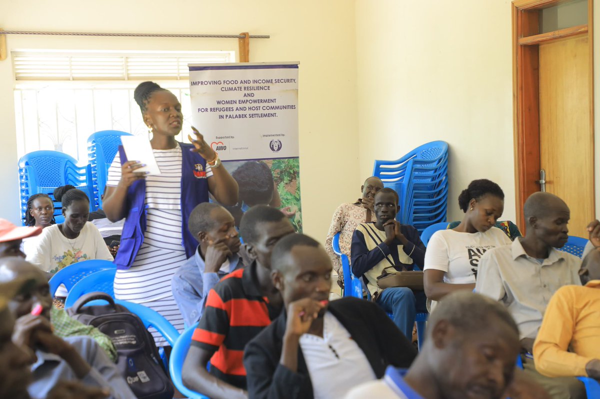 Underway from Palabek settlement, Lamwo district. UCOBAC, in partnership with @AWOInt , is currently hosting a stakeholders grassroots Academy meeting. The main focus of this gathering is to address the recent insecurity threat that has been ongoing within the settlement.