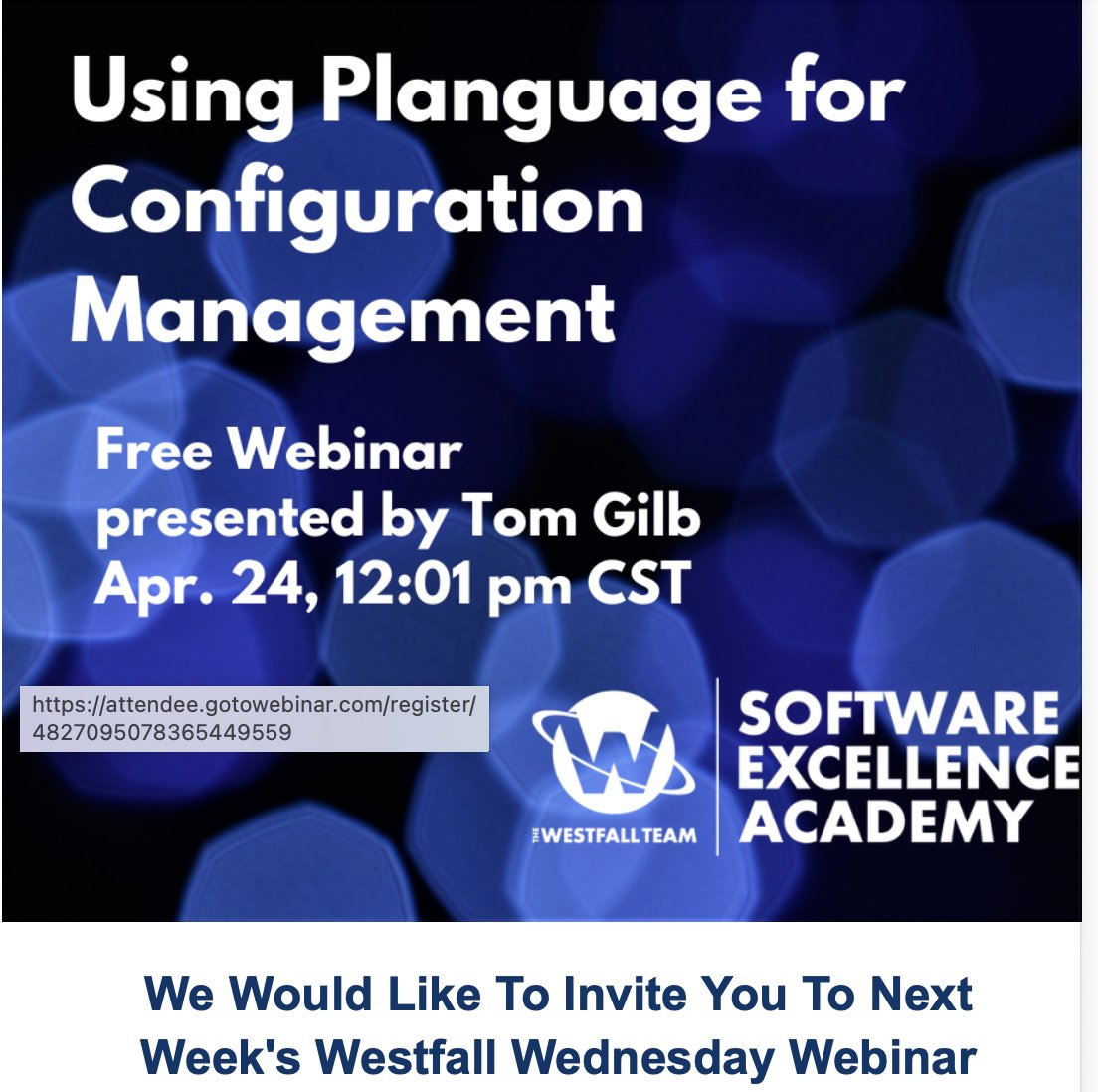 lnkd.in/dXduDQTs

#configurationmanagement #Planguage