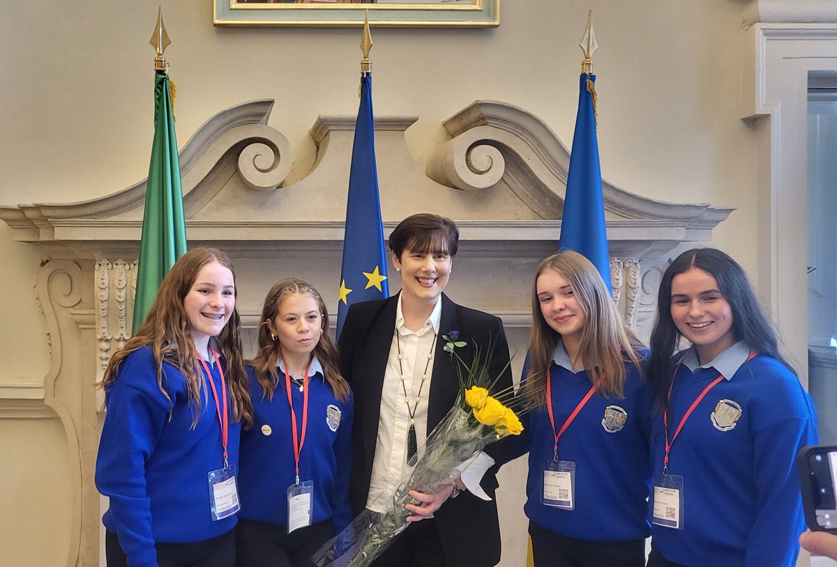 The Go Yellow team were delighted to be invited to the Dáil today to meet with <a href="/NormaFoleyTD1/">Norma Foley T.D</a>  to promote their <a href="/Goyellow24/">Go Yellow!</a> fundraising campaign for CHI and NMH on May 1st.