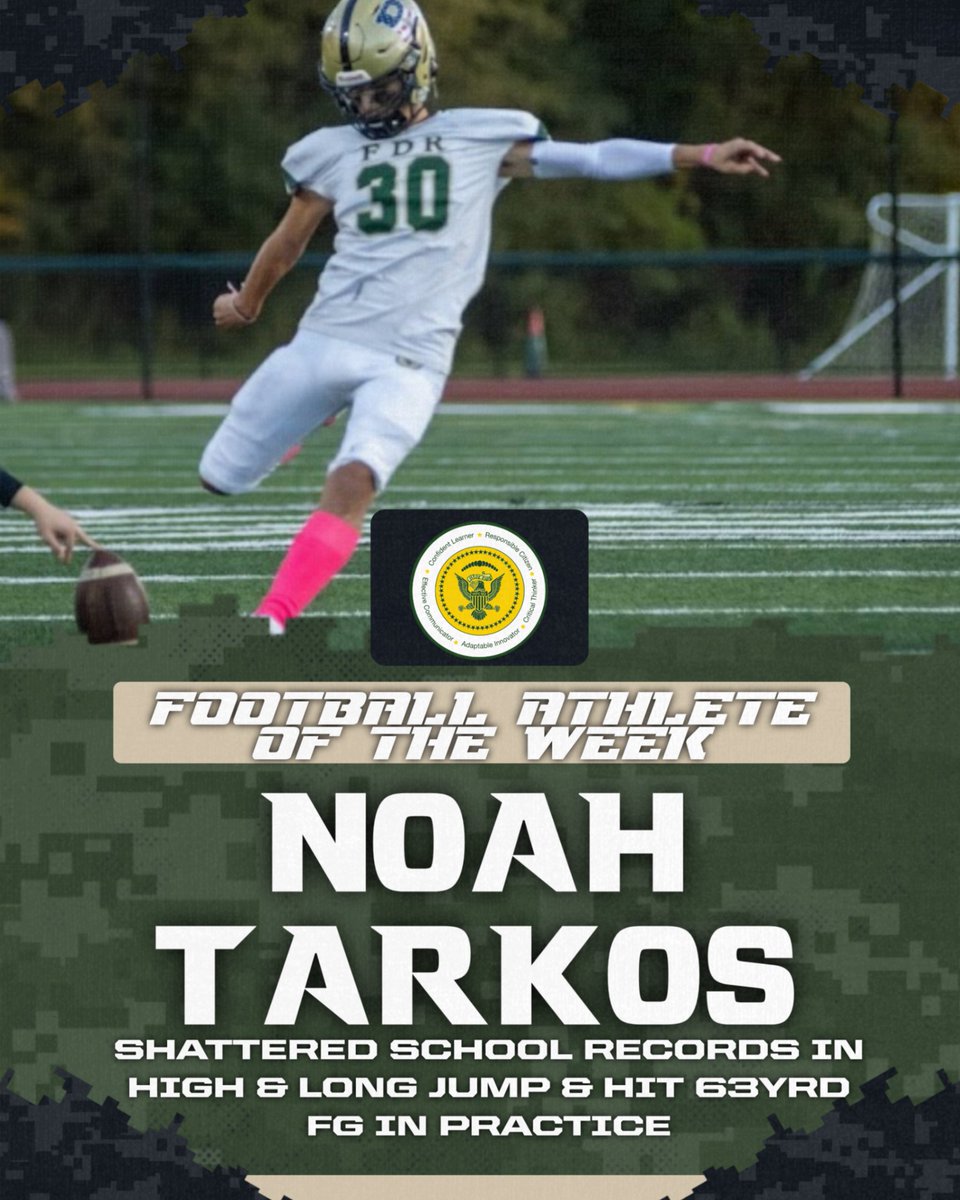 What a spring @noahtarkosathl is having! He shattering records in multiple sports in multiple events! Look for him to destroy the FG record here @footballfdr this fall. Power 5 Leg & a D1 track kid. He's gonna make a ST coordinator happy! @nysswa @jd_xos @on3recruits @edobriencfb