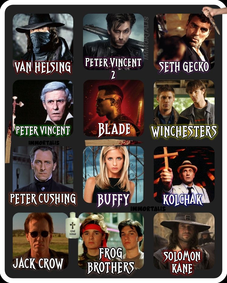 Who is the greatest Vampire Hunter?!

#Horrorfam