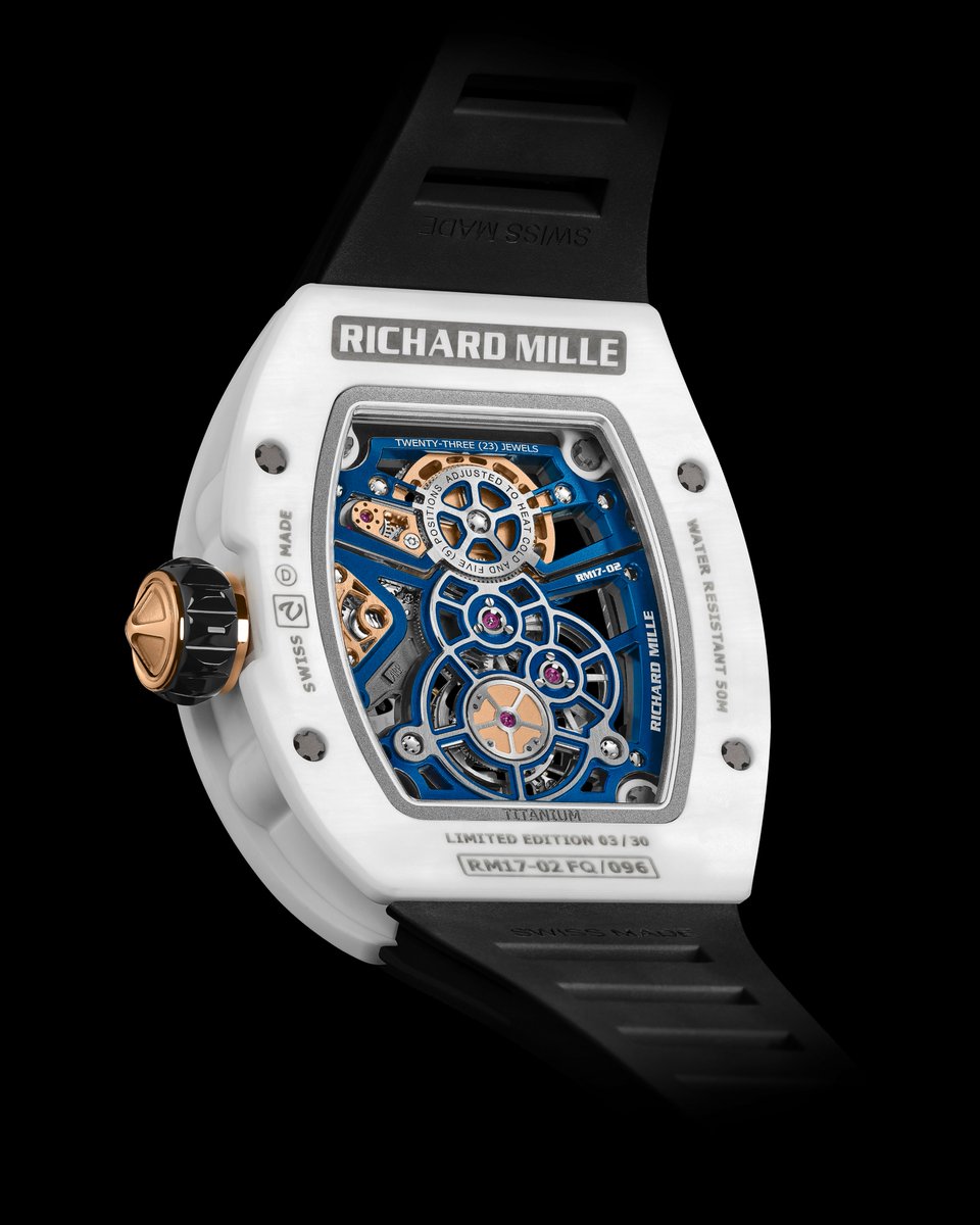 Symbolizing the pinnacle of traditional watchmaking and excellence, the RM 17-02 tourbillon in white Quartz TPT® encapsulates the Brand's profound dedication to mechanical ingenuity. bit.ly/3tzzmlP #RichardMille #RM1702