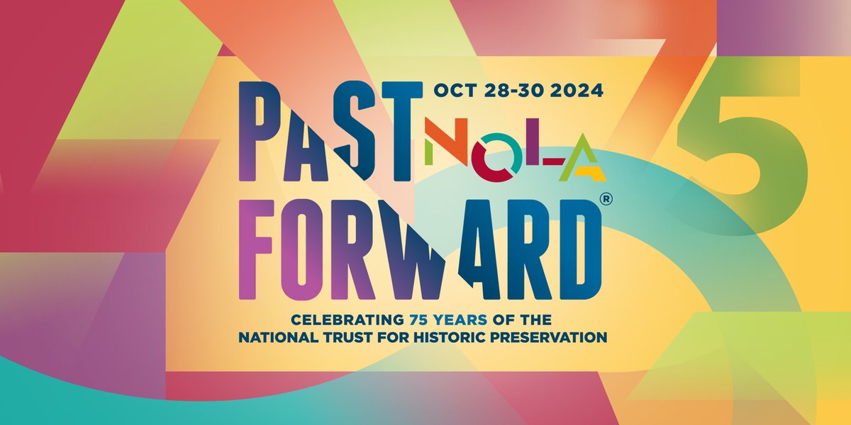Apply for the PastForward Diversity Scholarship Program. The Diversity Scholarship Program provides support for attendance at PastForward, the National Trust for Historic Preservation’s annual conference in New Orleans, Oct. 28-30. Apply by May 31. Apply savingplaces.org/diversity-scho…]
