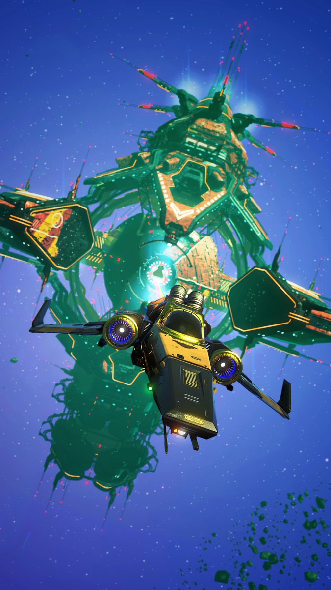 Which reward ship do you like the most? Although they are all pretty, for me the Golden Vector has something special 😍 #NoMansSky @NoMansSky