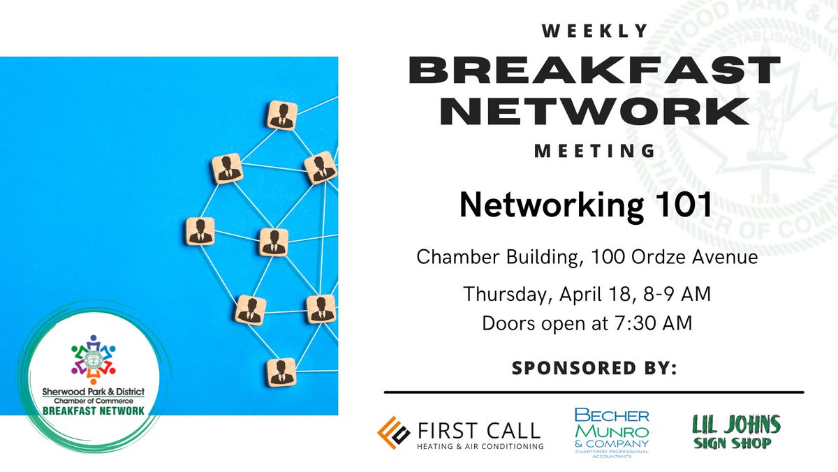 Join us tomorrow at the Chamber building for our weekly Thursday Breakfast network. Complimentary continental breakfast will be provided, and members are free to attend. Reservation is not required to attend the Breakfast Networks, so feel free to stop by! #shpk #strathco