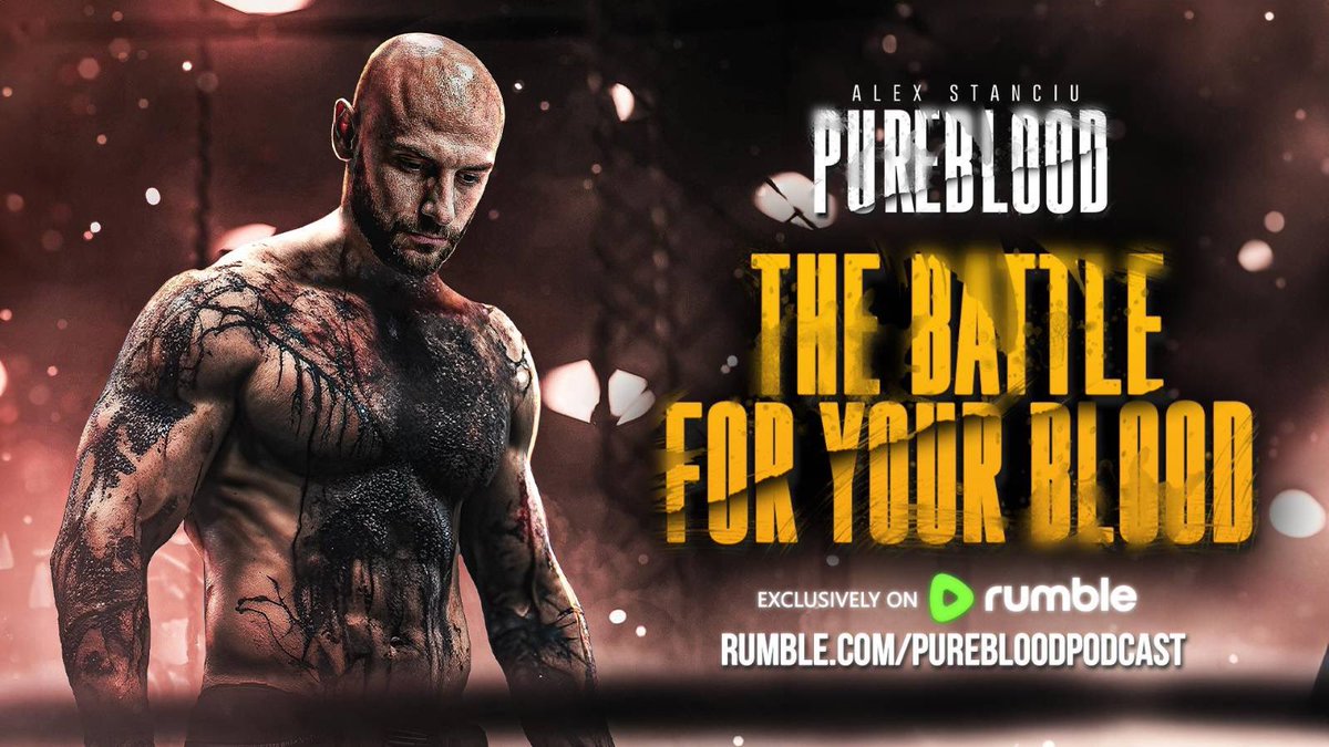 The battle for your blood! The first episode of the PureBlood podcast will be live tonight at 7 PM Romania time, before the EM on Tate Speech which is at 9 PM. Join me here: rumble.com/v4puq3f-purebl…