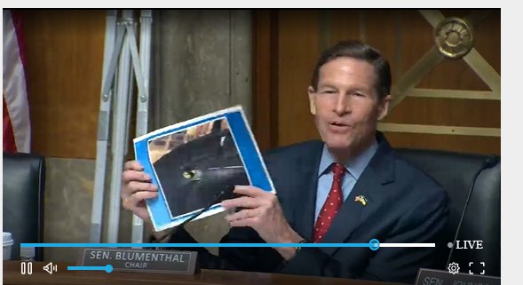 The latest Boeing 787 whistleblower Sam Salehpour had his tires slashed according to @SenBlumenthal hsgac.senate.gov/subcommittees/…