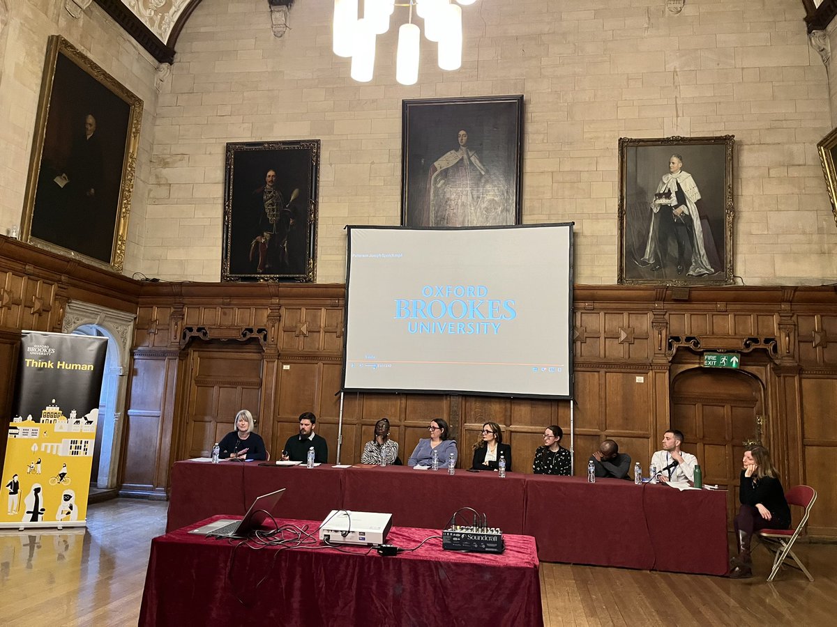 Fabulous @oxfordbrookes @ThinkHumanFest event last night, bringing together practitioners & academics across Oxford to work together for an inclusive City/County for refugees. Well done @APowellLaw & @tamsin_barber