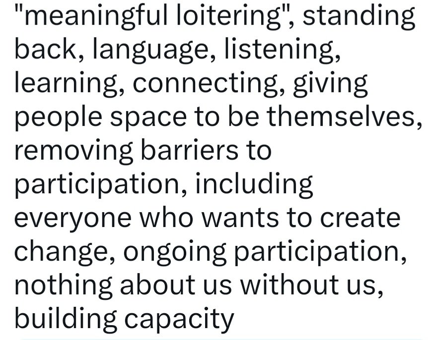 Key words from today's event on #mobilisingcommunities. Our thanks to the @MobCommAssets team for organising and @ahrcpress @UKRI_News for funding such a rich day to unite and be inspired. @CoastalCCH