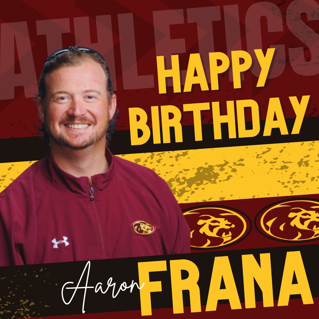 Happy Birthday Frana!  Best AD in the state!  #mphsfootball  #ROLLPR1DE #ProtectThePride
