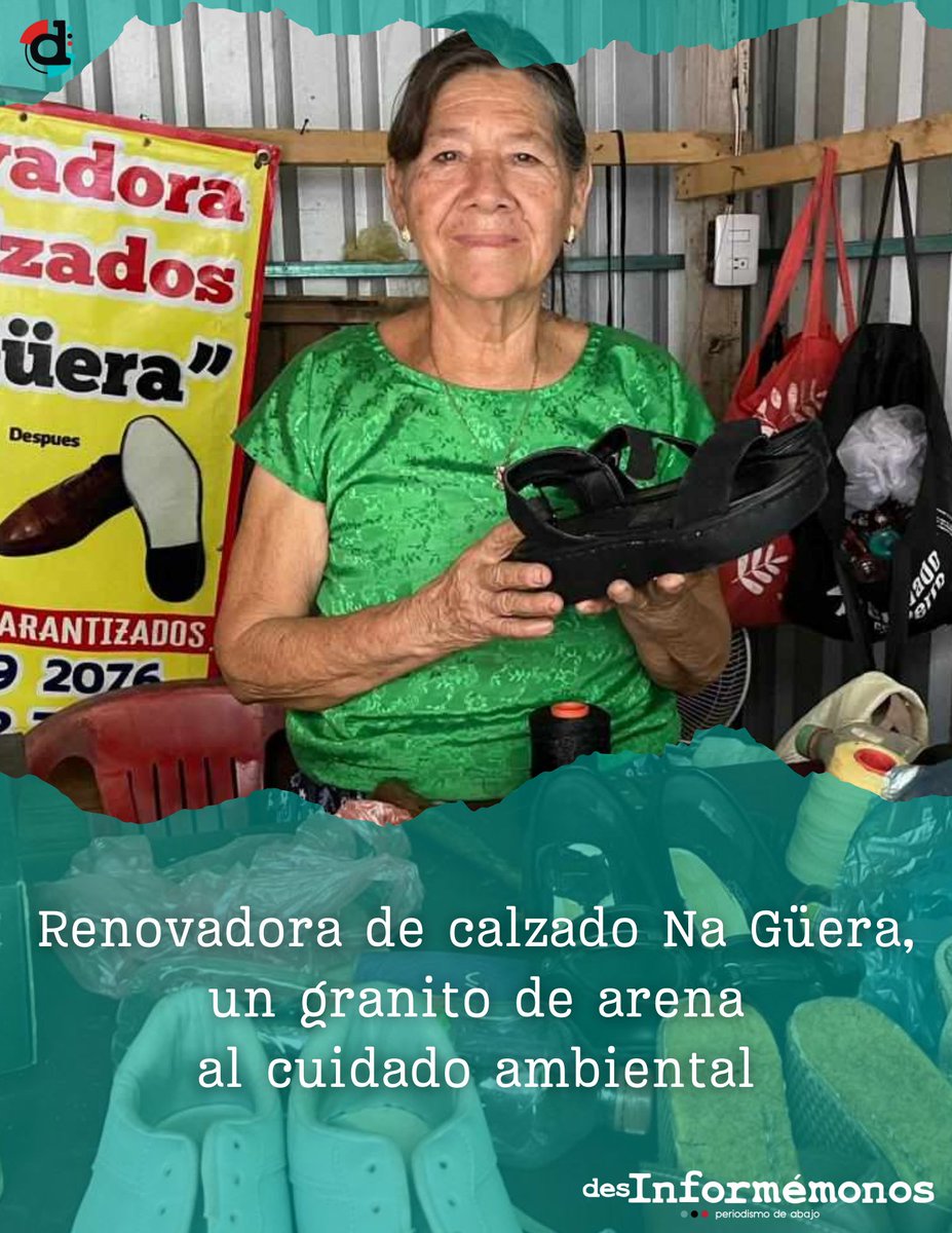 #Oaxaca ✊| Antonia asegura que seguirá con su trabajo, porque es poner un granito de arena. “Desde acá contribuyo y mis clientes también. Cuando renovamos un zapato, estamos aportando un granito de arena a la vida, a nuestro espacio, a nuestro planeta”. bit.ly/3U04KqA