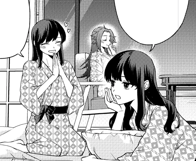 髪下ろし吹雪ちゃん、去年の夏の本で描いたのを思い出しました 手前は髪下ろし北上さま 