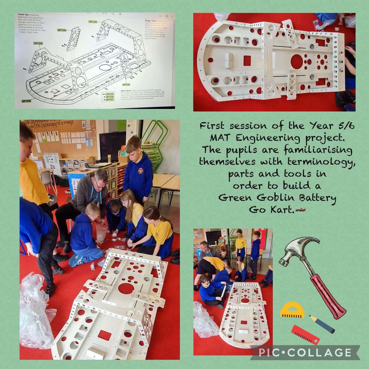 Year 5 & 6 pupils were very sensible and showed a fantastic attitude to learning during their first engineering session with Mr Turner.#AmbitiousCapableLearners #Responsibilty