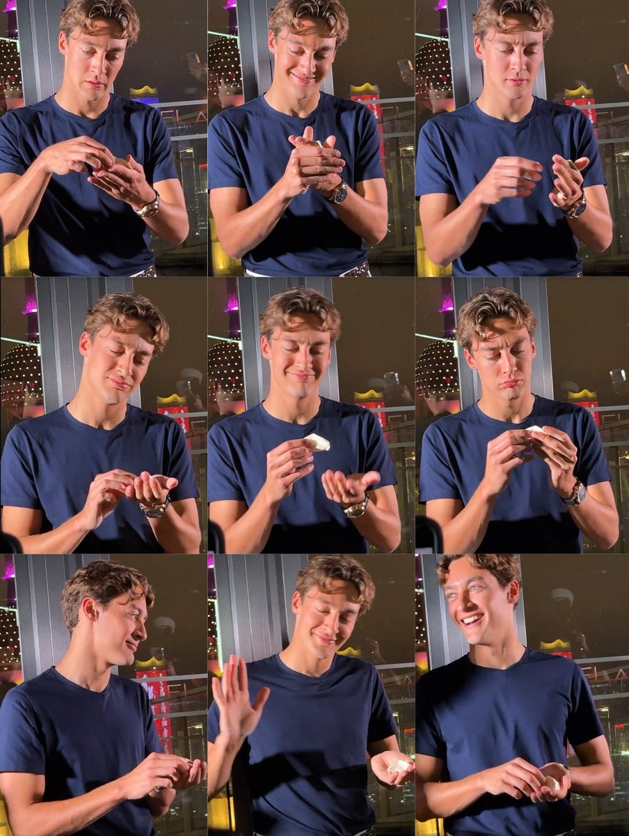 russellius's tweet photo. just him and his prince hair and big hands and strong arms and the million different facial expressions he has https://t.co/6uw5p06sMB