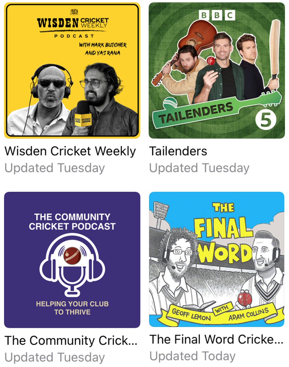 Thread: Never tried listening to a podcast before? You really should! Its like radio, but better! There’s plenty catering to the cricket lover out there, as well as our very own pod.link/CommunityCrick… so we thought we’d share five of our favourites…
