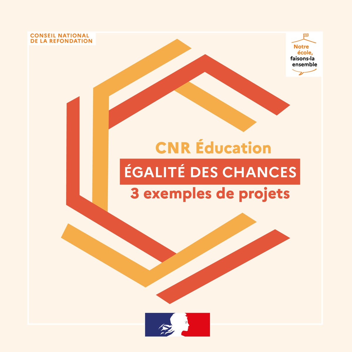[CNR Éducation "Notre école, faisons-la ensemble"👀] Zoom sur trois exemples de projets développés autour de l'égalité des chances des élèves👀
À découvrir ici 👉 ac-besancon.fr/egalite-des-ch…