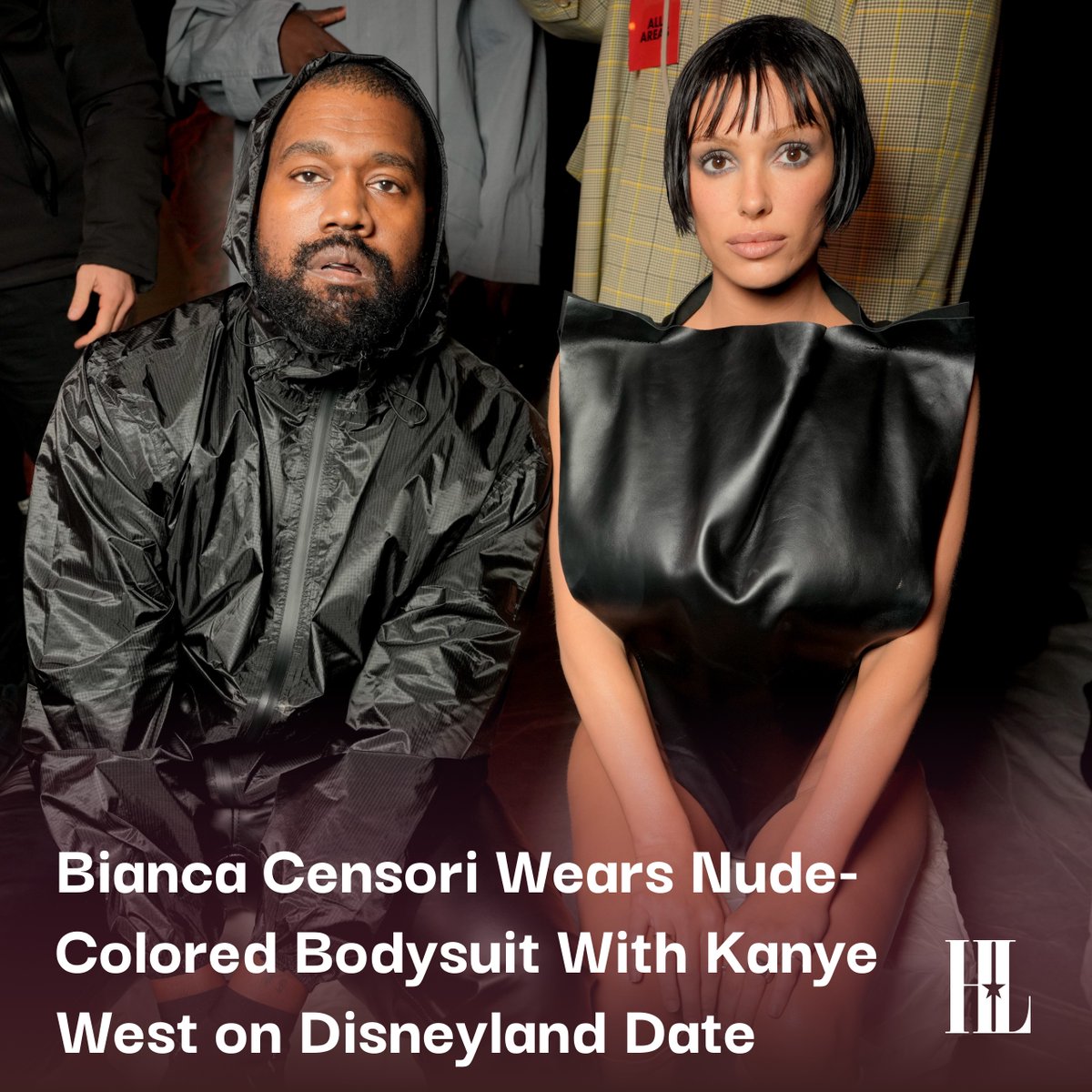 See details on Bianca Censori's latest Disneyland look, here: hollywoodlife.com/2024/04/17/kan…