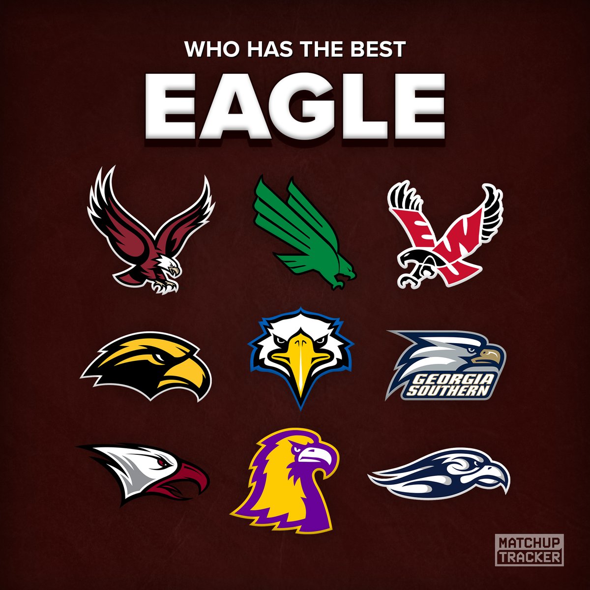 Who has the best eagle logo in CFB? 🦅
