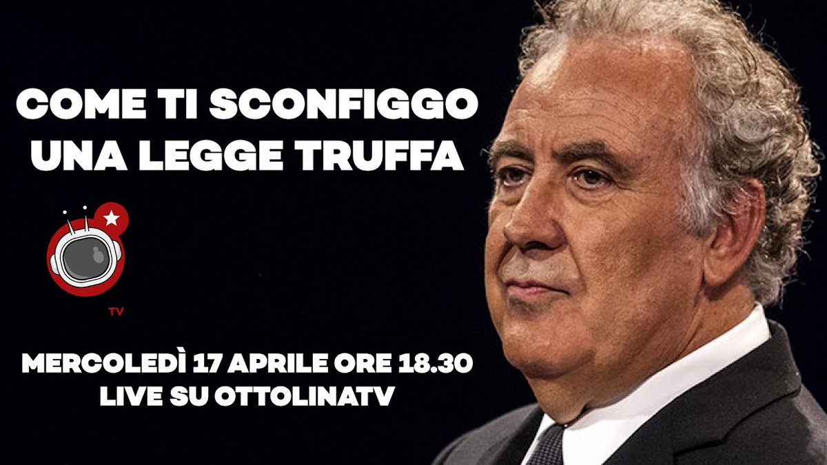 Le elezioni europee e la LEGGE TRUFFA contro i partiti antisistema 

𝙈𝙄𝘾𝙃𝙀𝙇𝙀 𝙎𝘼𝙉𝙏𝙊𝙍𝙊 torna sulla scena politica con Pace, Terra e Dignità

🔴 LIVE alle 18.30 >> ottolinatv.it/2024/04/17/le-…

@Serv_Pubblico #elezionieuropee #democrazia #rappresentanza #paceterradignita