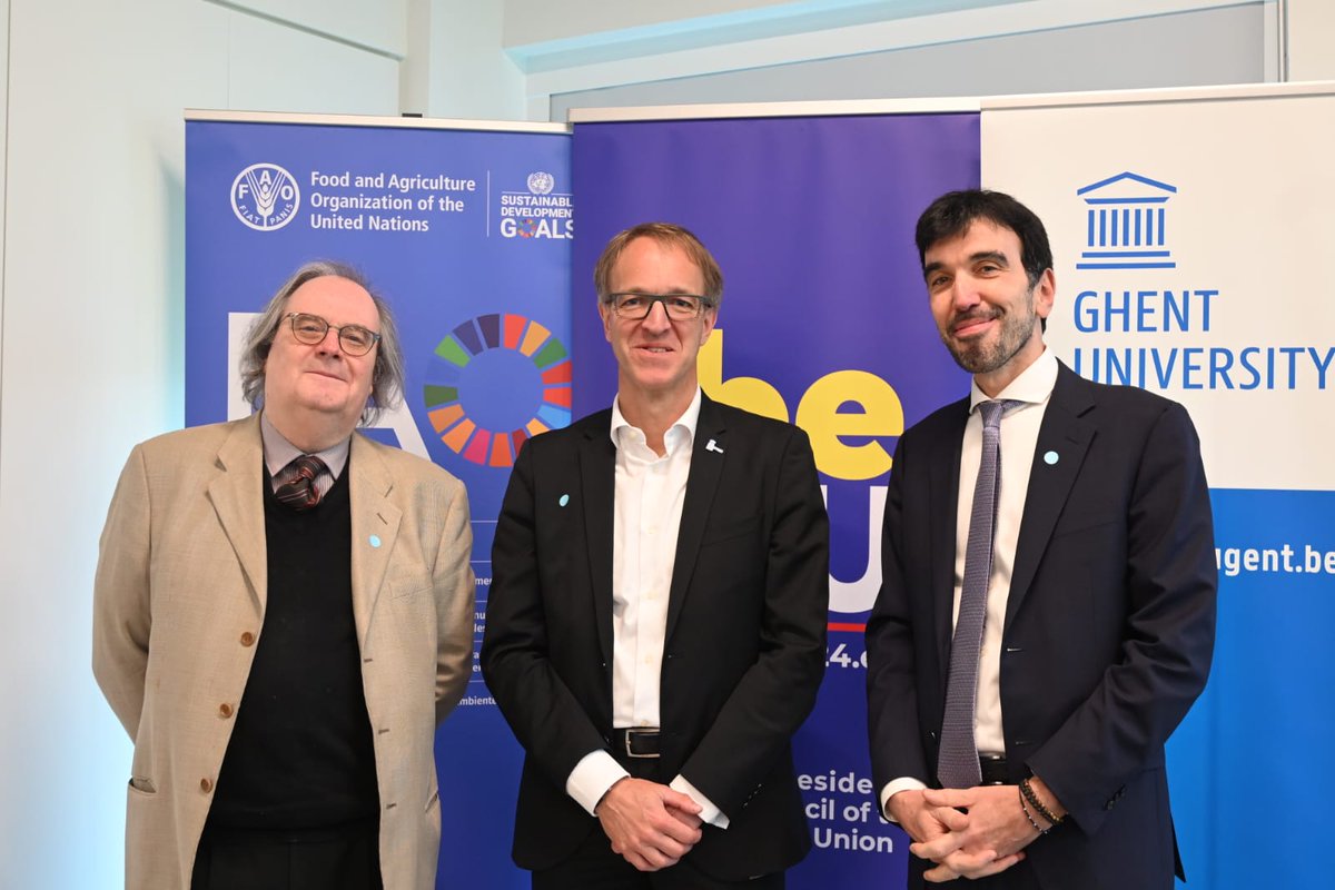 Pleased for the opportunity to co-organize the 'Ensuring #HealthyDiets for Better Nutrition for All' event in #Ghent with @EU2024BE & @UGent. @FAO believes in the power of collaborative partnerships to promote better nutrition for all, leaving no one behind.