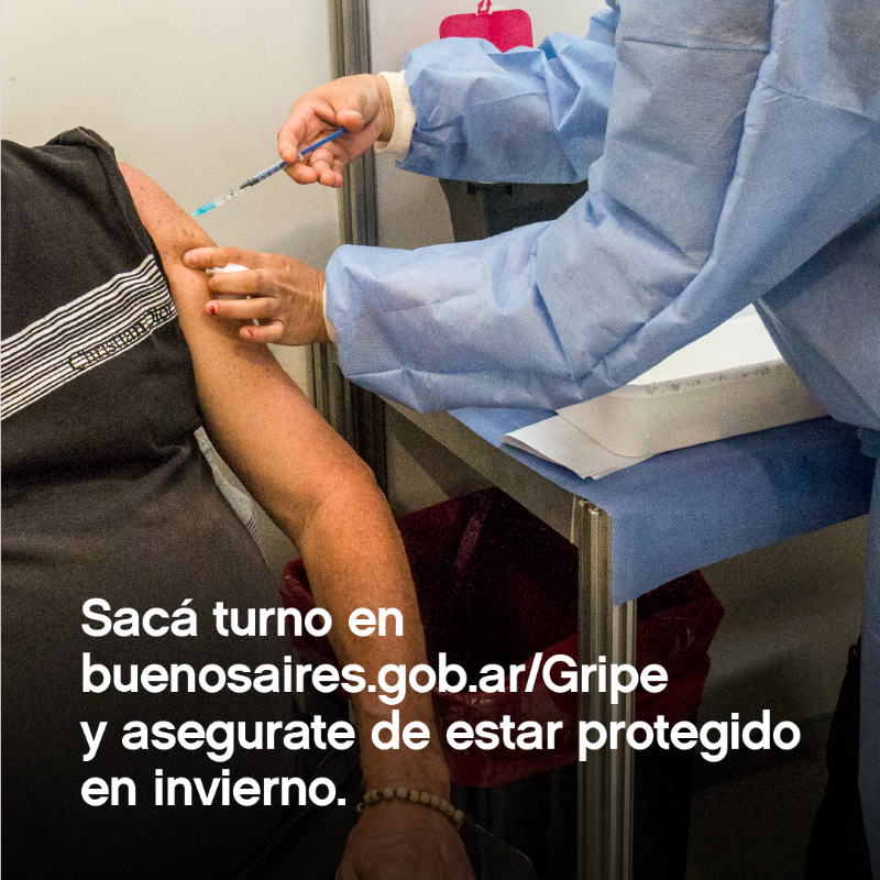 gcba's tweet photo. Ya se están aplicando las vacunas contra la gripe en la Ciudad. Es una enfermedad viral respiratoria que se transmite con facilidad, y con la vacunación se evitan cuadros graves. Si estás dentro de los grupos priorizados, ya podés sacar turno.