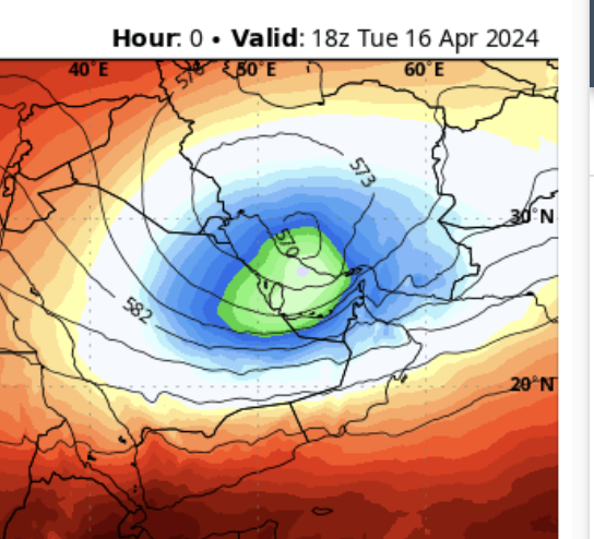 a very strong trough. Been trying to show this for the past couple of days. ITS AN ABNORMAL COLD POCKET THAT BROKE OFF. We see this in the desert southwest from time to time