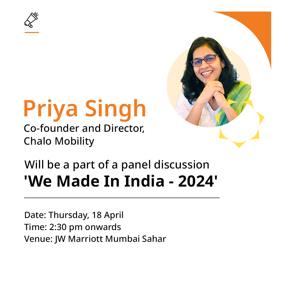 Our Co-founder and Director, Priya Singh, will be a part of the 'We Made in India – 2024' event which will be graced by Shri Amitabh Kant, G20 Sherpa of India and former CEO of NITI Aayog. She will be a part of a panel discussion 'Made in India Impact to New age India' to…