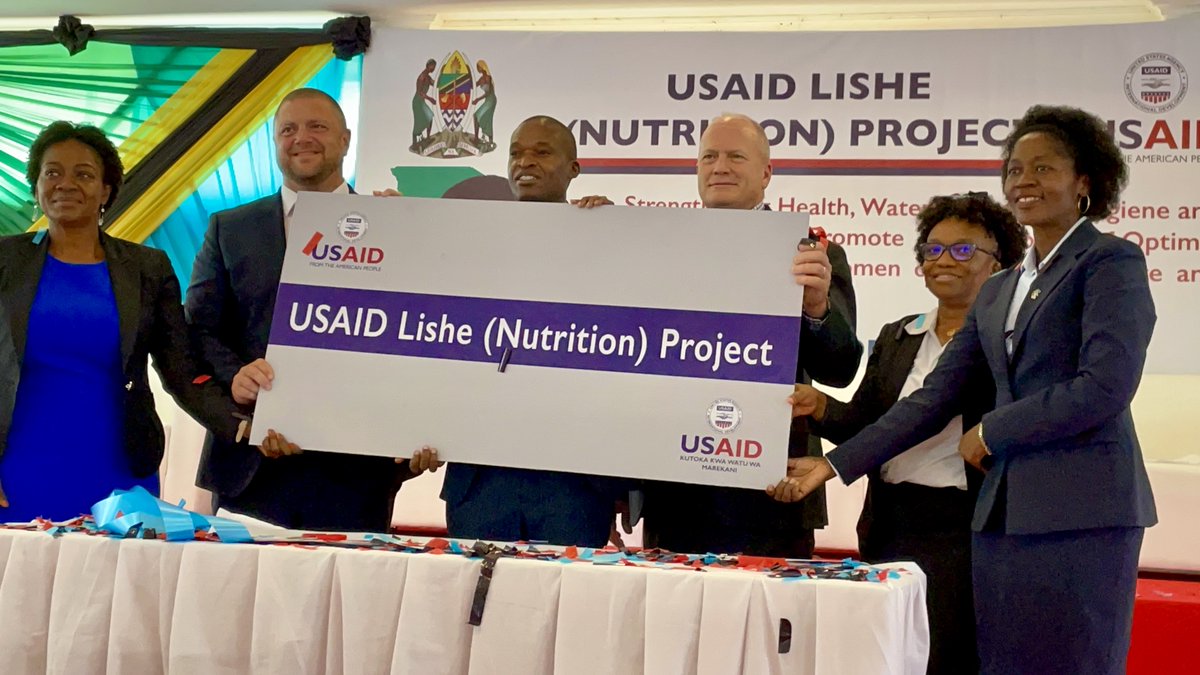 #Kigoma week continues! Today, we launched @USAID Lishe (Nutrition)! This 5-year project will boost nutritional diets and increase access to clean water for over 2 million Tanzanians in five regions.🌱💧 Let's create healthier communities! #USwithTanzania @Chemonics @scitanzania