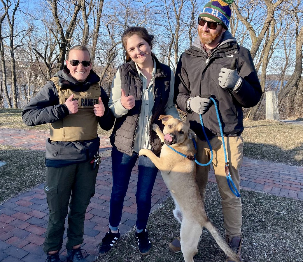 Our Parks Rangers recently helped in a community effort to locate 2 dogs at large near the Eastern Prom. After great efforts by all, both dogs (Denver 📸 here) were found safe. Catch great stories + more in the #PortlandMe Parks Division monthly e-news: portlandmaine.gov/457/Join-Our-N…