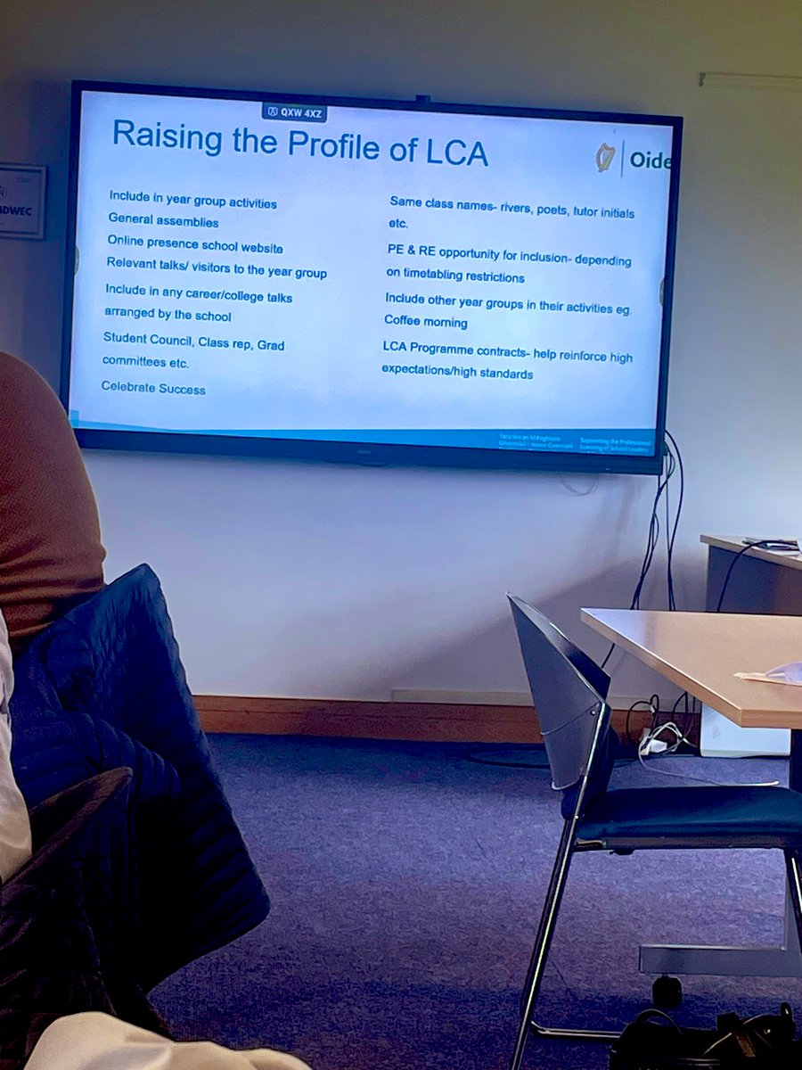 MsLOBrien's tweet photo. An insightful CPD yesterday, providing a space for rich discussion, fostered by the wealth of knowledge of fellow LCA coordinators. #Oide_Ireland #escitweets #LCANA @Oide_LCA @DublinWestEC https://t.co/O3WrTU7ccE