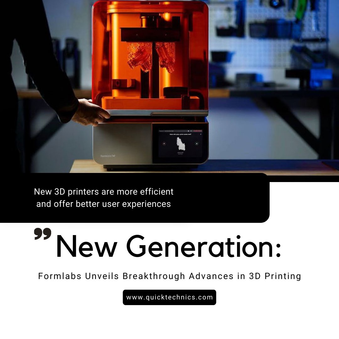 Formlabs launches new fourth-generation SLA printers, Form 4 and 4B, offering improved speed and user experience.