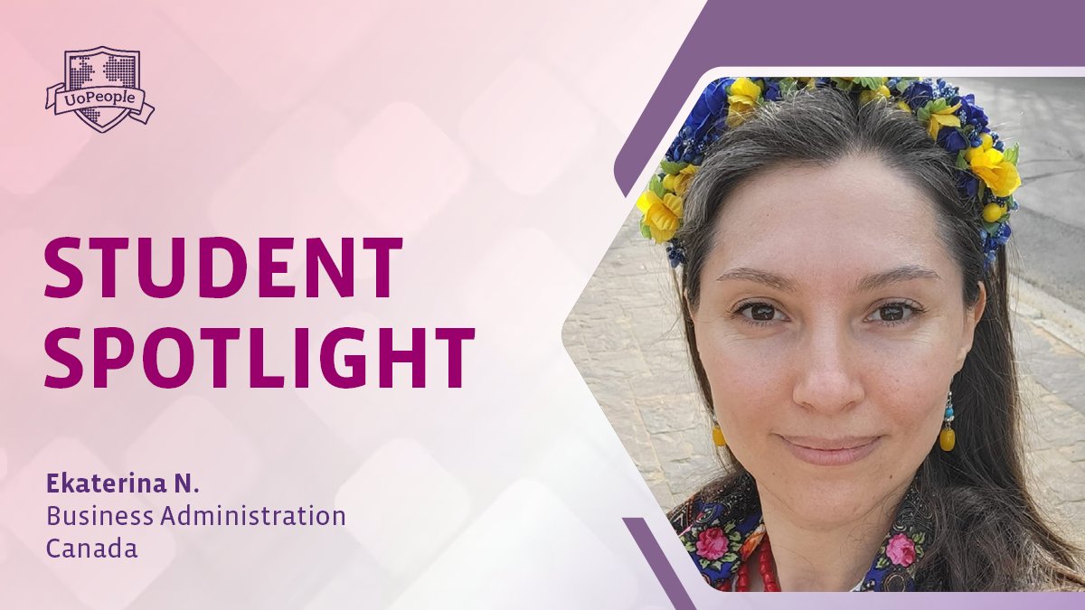 Ekaterina N. is earning her Business Administration Degree at UoPeople. She chose this institution because of the tuition-free model. Her biggest goal is to earn her degree from UoPeople and she enjoys getting closer to that goal by completing each course.