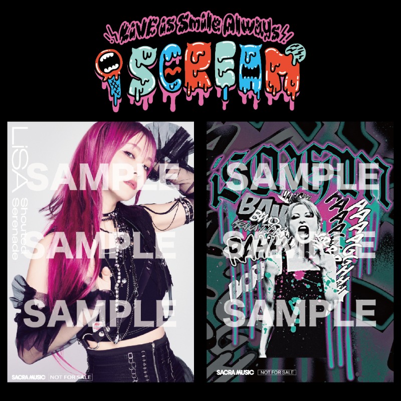 LiSA LiVE is Smile i SCREAM Blu-ray完全数量生 LiSA LiVE is Smile i
