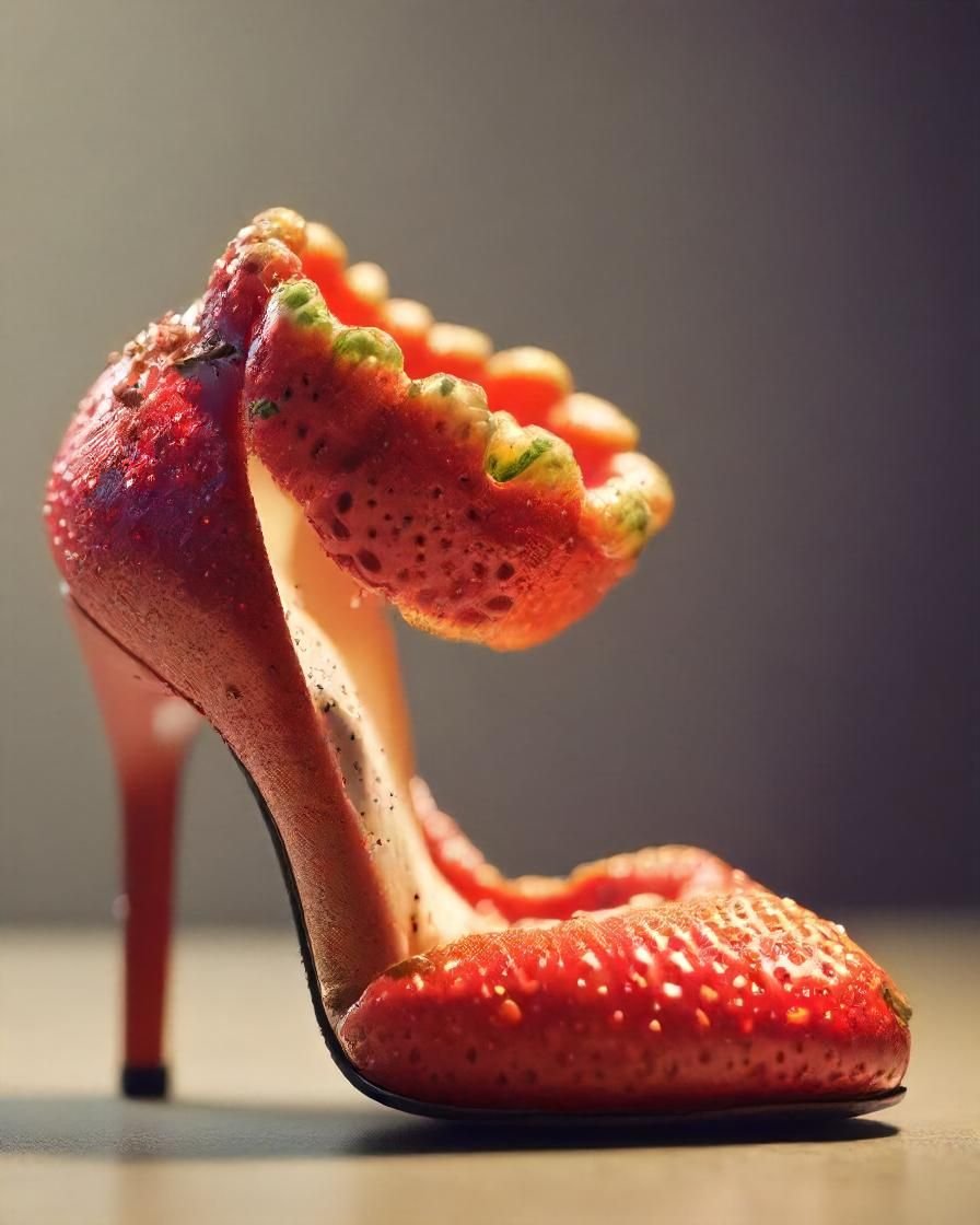 facet_ai's tweet photo. Revamp old images effortlessly with Facet AI 💎 
Upload an image reference, tweak the prompt, and craft a new creation inspired by it. To refine further, use region prompts⌨️
Transforming a high heel made out of a croissant into high heel made out of fruit is seamless with Facet Compose 🍓🍊🍉 
Pro tip: Adjust image reference strength for diverse results ✨

Get started here ⬇️ https://t.co/YAmQyPh37A