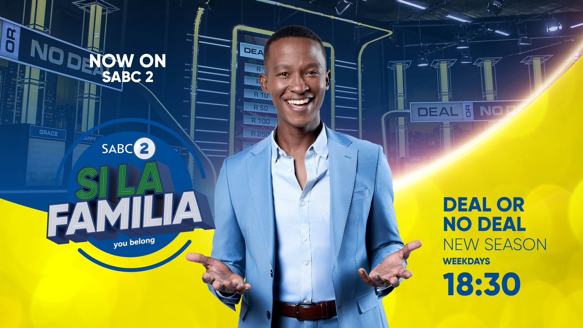 Deal Or No Deal delivers the ultimate roller coaster of emotions!😆 Tune into the home of entertainment for the gameshow that keeps you on your toes. Weekdays at 18:30, don't miss a single episode!! #DealOrNoDealOnSABC2 #SABC2SiLaFamilia