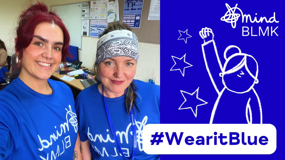 We are running a #WearitBlue campaign during Mental Health Awareness Week and would love for you to get involved! Find out more about the campaign here; justgiving.com/campaign/mindb…💙 #MindBLMK #MHAW2024