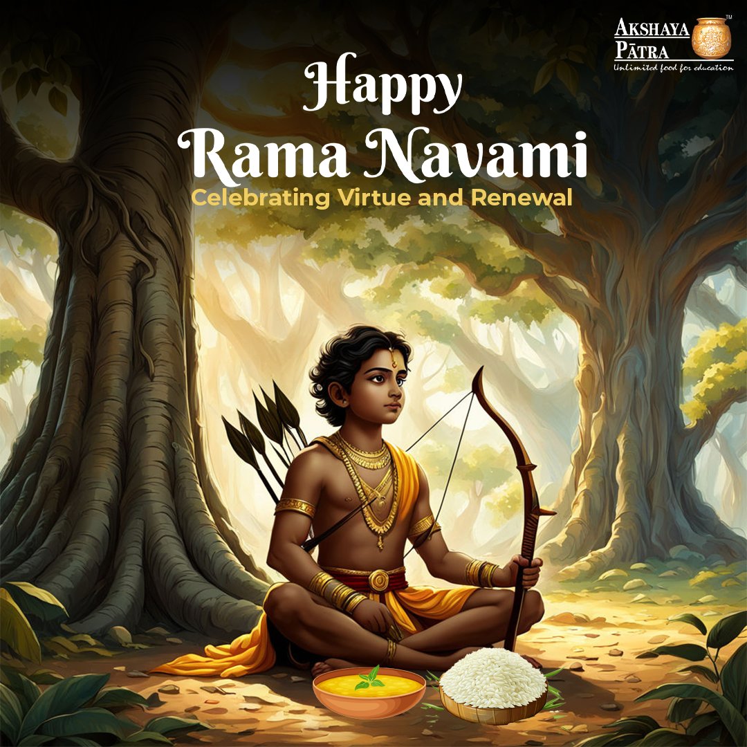 As we honor the divine blessings of Shri Ram Navami, let us embody Lord Rama’s virtues of courage, commitment, and compassion. 

May this auspicious day inspire us to renew our dedication to acts of kindness and support for those in need.

#RamNavami2024