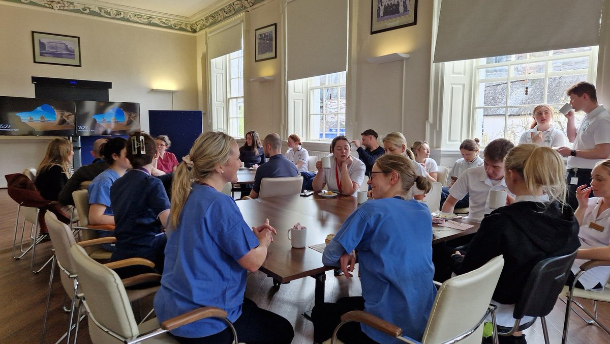 #workinginpartnership Delivering high quality, integrated care every day! Happy National HSCP Day to all our dedicated HSCPs here in @Mercycork Staff were invited for the Mercy 'Good Cup of Tea' this afternoon to celebrate 👏💙 @WeHSCPs @HSELive