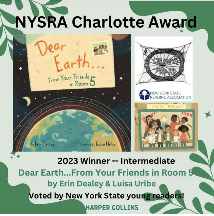 See you SATURDAY 4.20 at RUBY’S BOOKS Folsom, CA 11:30am-1pm JUST FLOWERS @SleepingBearBks @K8_Cosgrove + DEAR EARTH…From Your Friends in Rm 5 @HarperChildrens @lupencita = A perfect #EarthDay pairing! #Kindness #community #STEMeducation @EastWestLit Sending 📚💜 #TXLA24