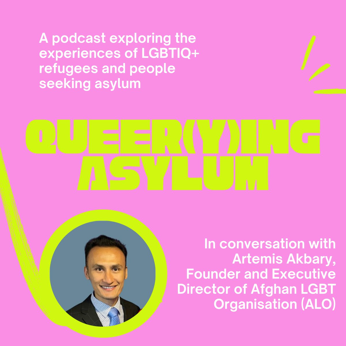 🎉 Get ready for an exciting new episode of the Queer(y)ing Asylum Podcast dropping tonight at midnight! Join us for a conversation with the incredible Artemis Akbary as we explore employment, healthcare, education, and other challenges facing LGBTIQ+ refugees in Turkey 🎧